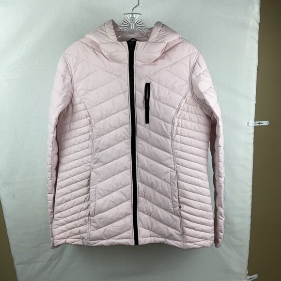 Nautica Light Pink Packable Puffer Jacket (Women’s Large) with Storage Bag - Picture 2 of 10